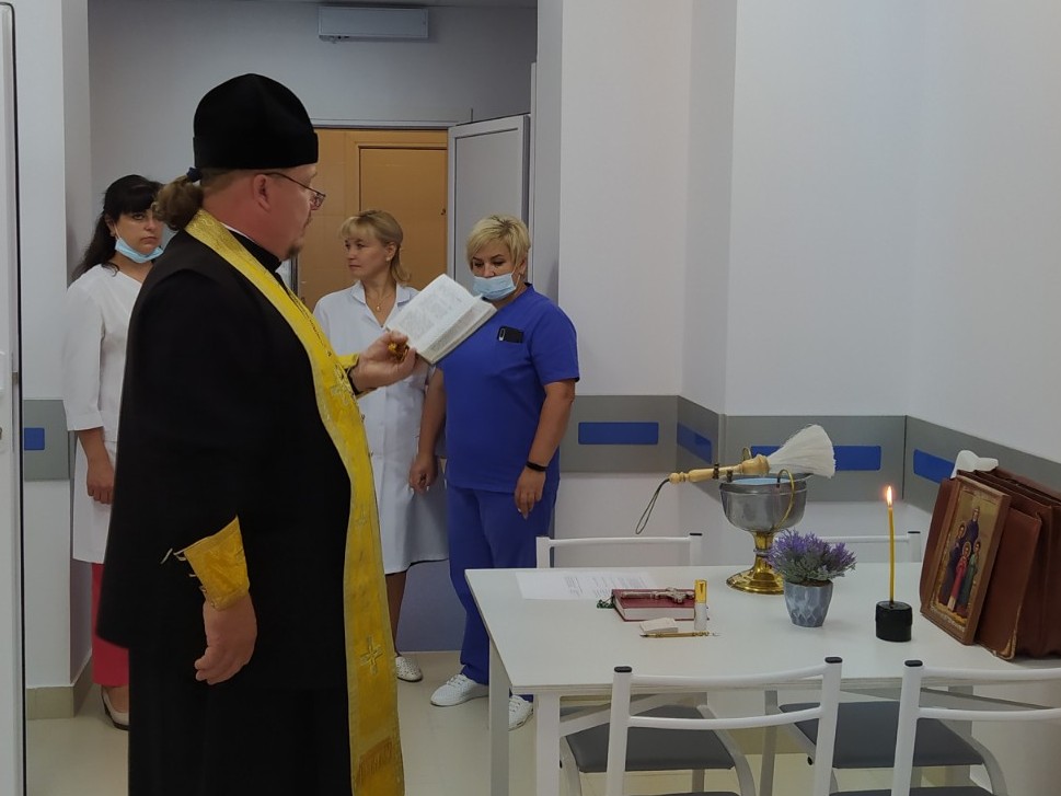 Открытие в Добруше акушерско-гинекологического и централизованного стерилизационного отделений